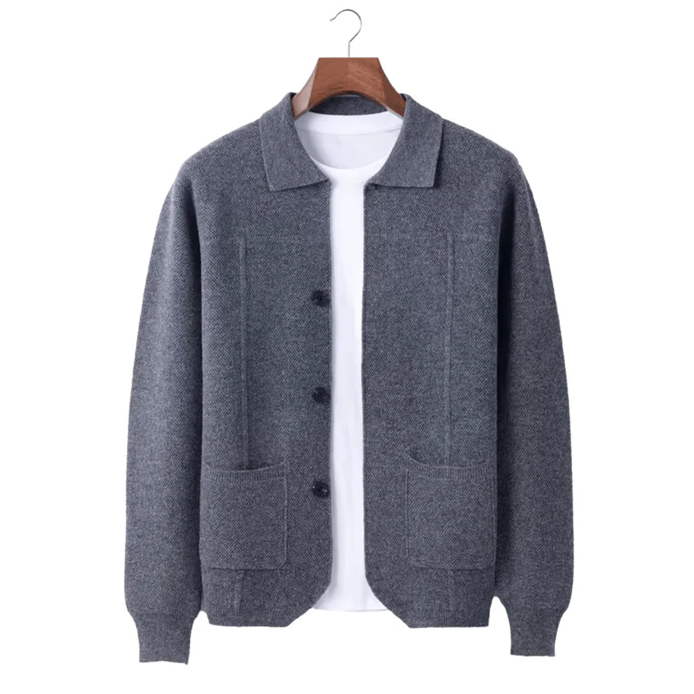 Rowe Cashmere Button Overshirt