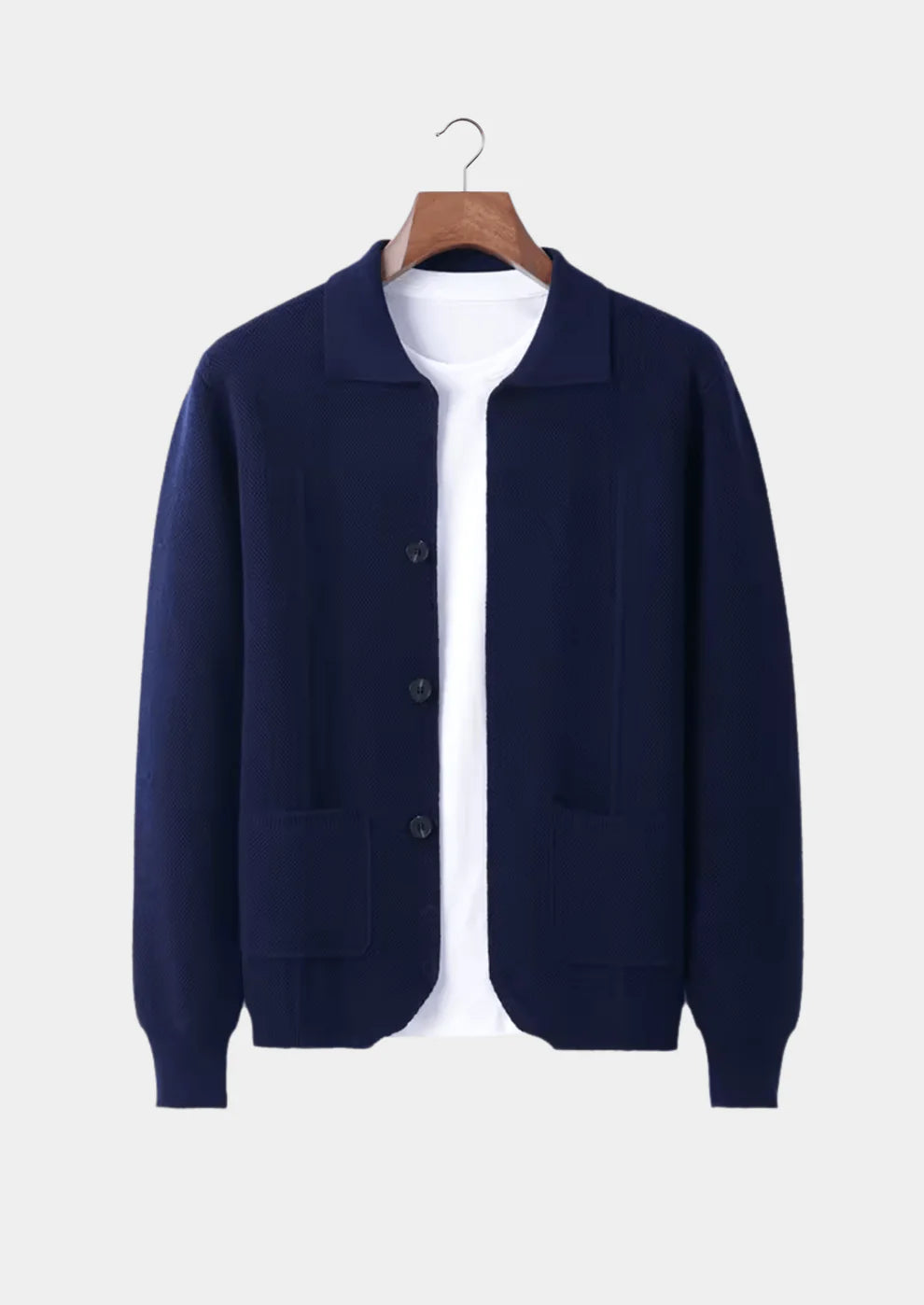Rowe Cashmere Button Overshirt