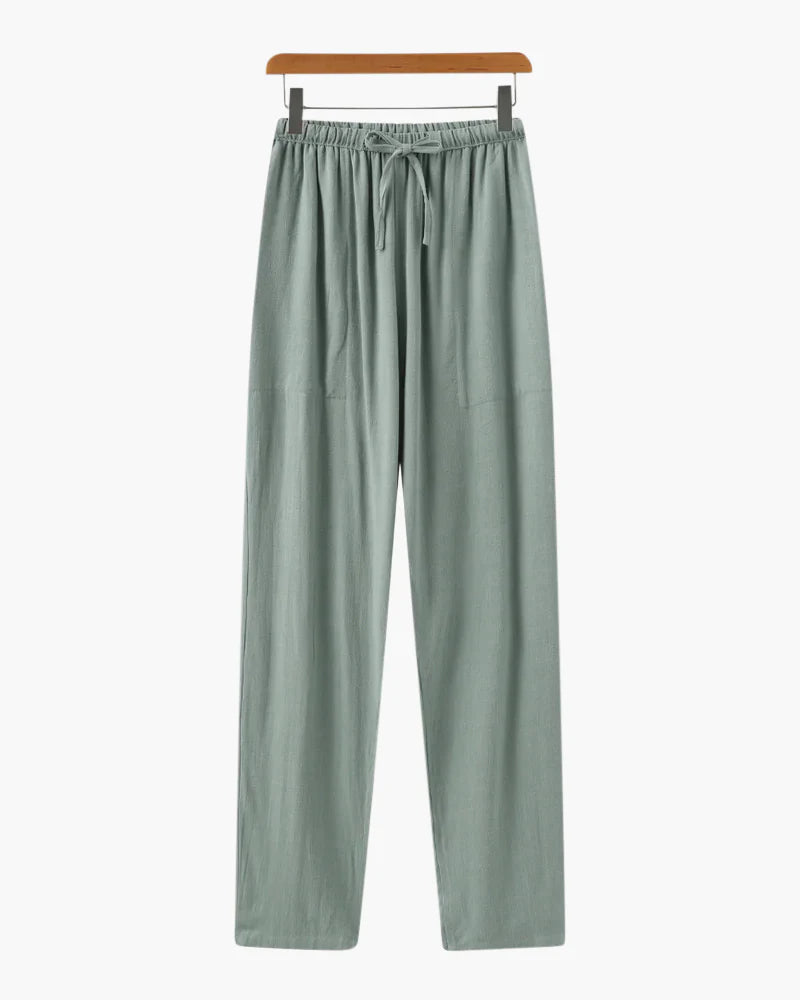 Rowe Slim Linen Trouser
