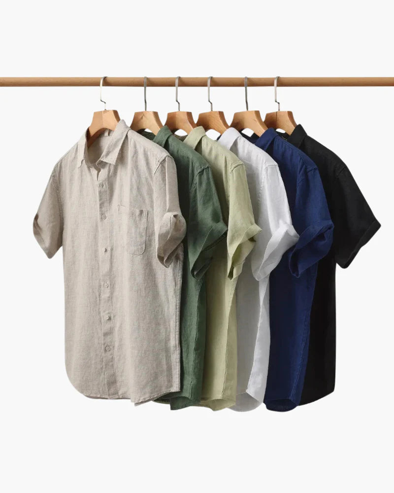 PD#MR012 - Cape Town - Linen Shirt (Shortsleeve)