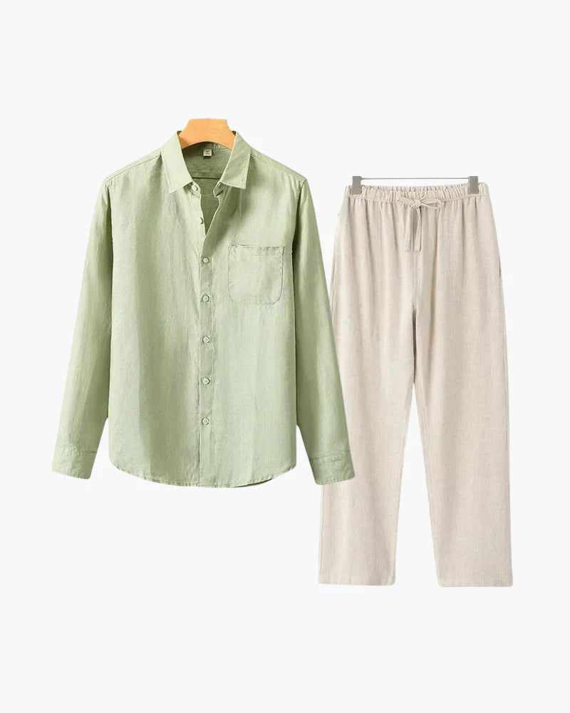 Aurelian Linen Set Long-sleeve