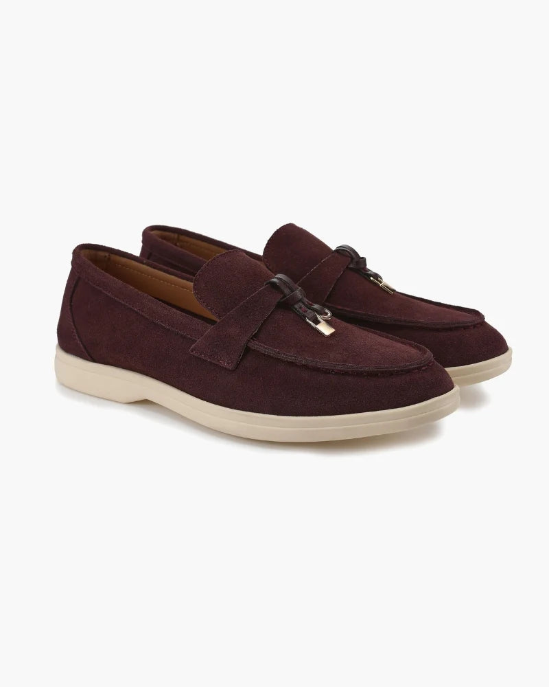 PD#MR014 - Old Money Suede Lady Loafers