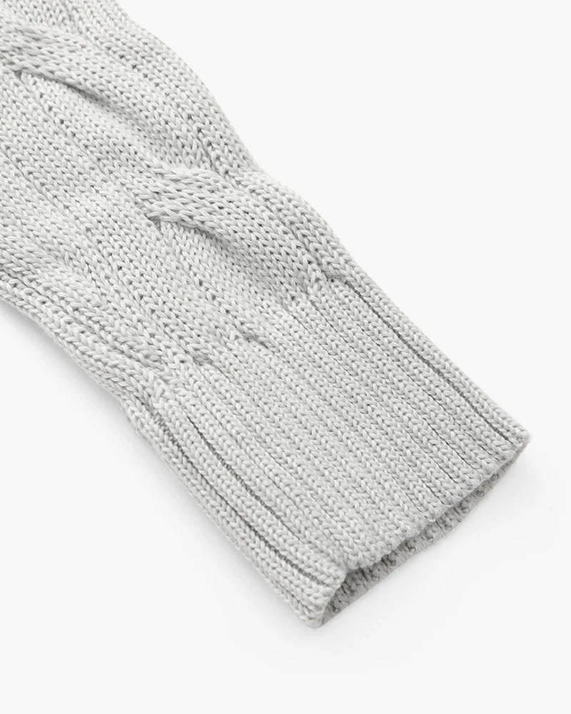 Cable Knit Half-Zip