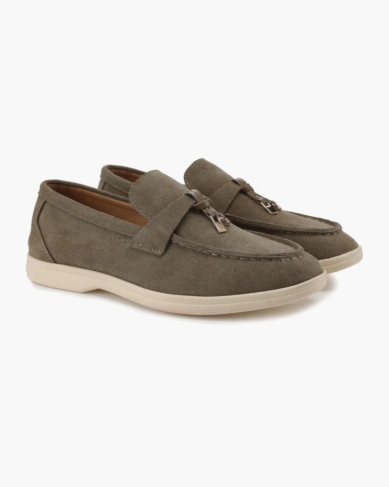 PD#MR014 - Old Money Suede Lady Loafers