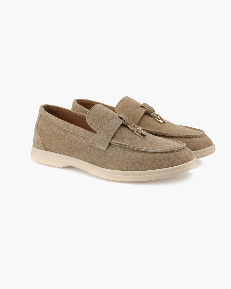 PD#MR014 - Old Money Suede Lady Loafers