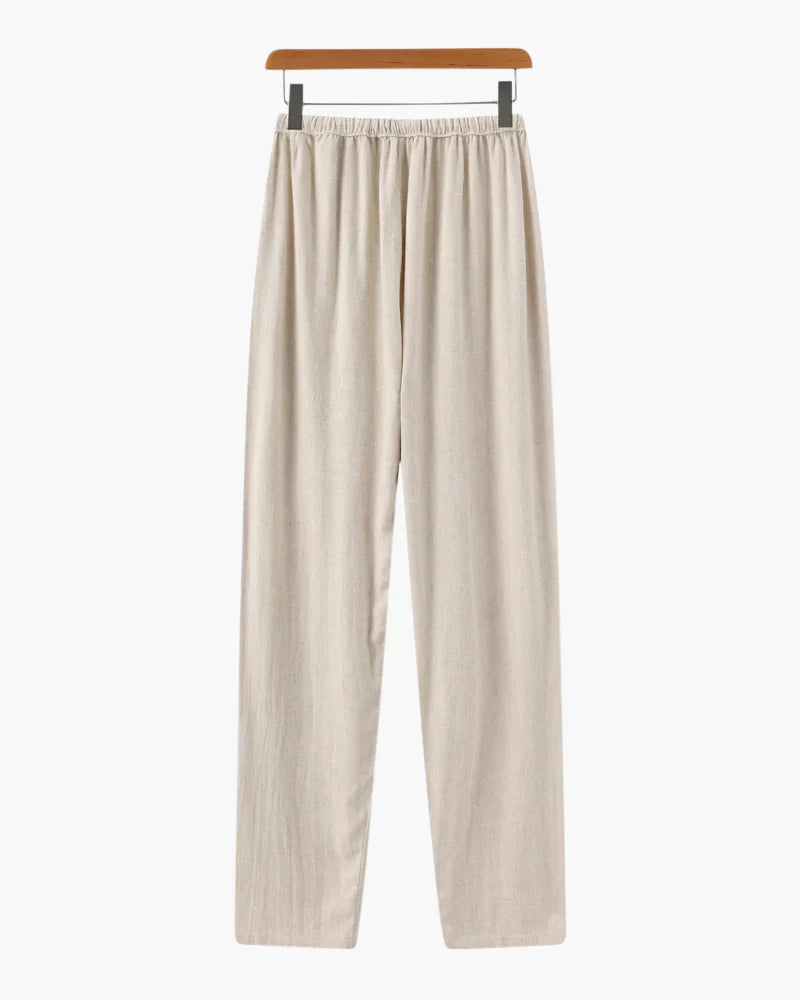 Rowe Slim Linen Trouser