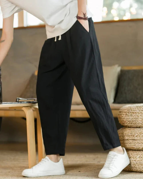 Cotton Relaxed Trousers