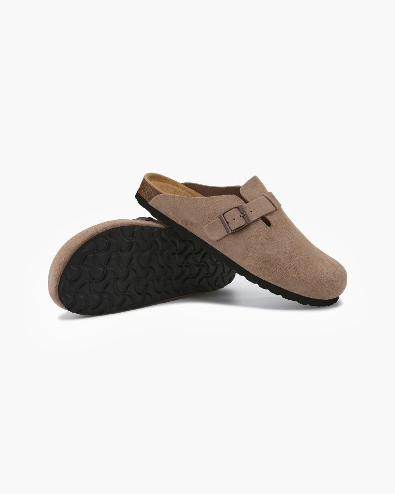 PD#MR015 - Old Money Suede Clogs