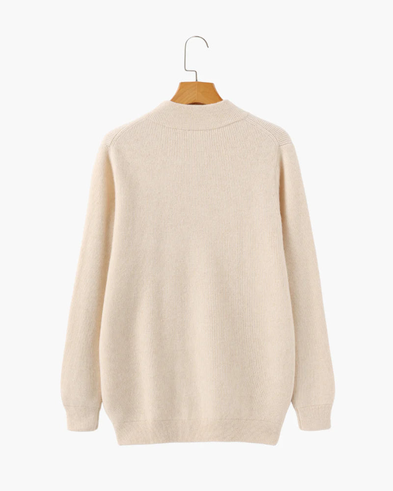 Rowe Cashmere Zip Cardigan