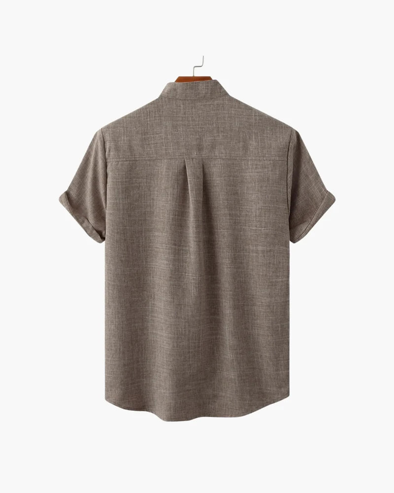 Mandarin Collar Shirt