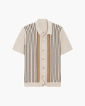 Monte Carlo Stripe Knit Polo
