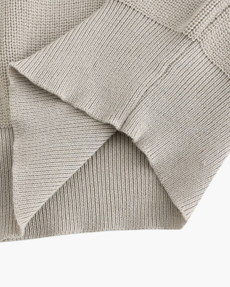 Chunky Knit Half-Zip