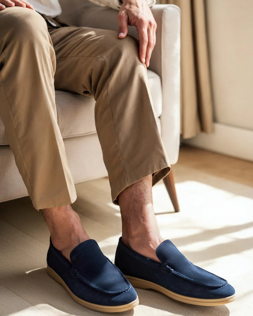 Montague Suede Minimal Loafer