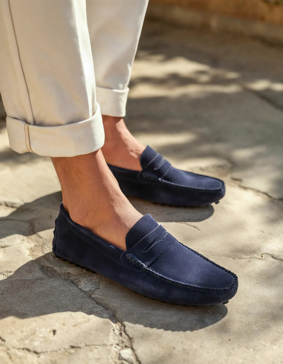 Rowe Classic Suede Driver Loafer