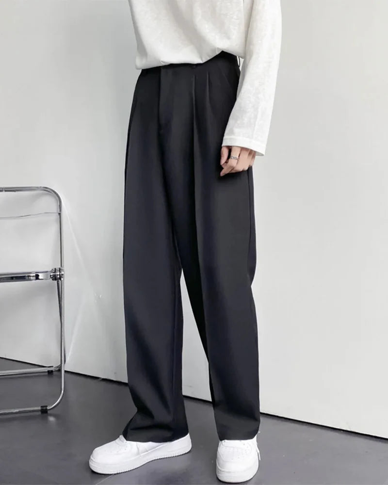 Rowe Wide Pleated Trouser