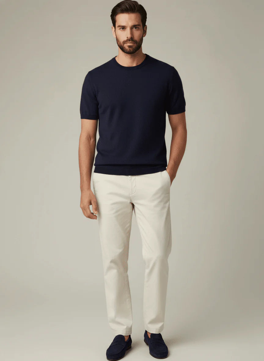 Cashmere Crewneck T-Shirt
